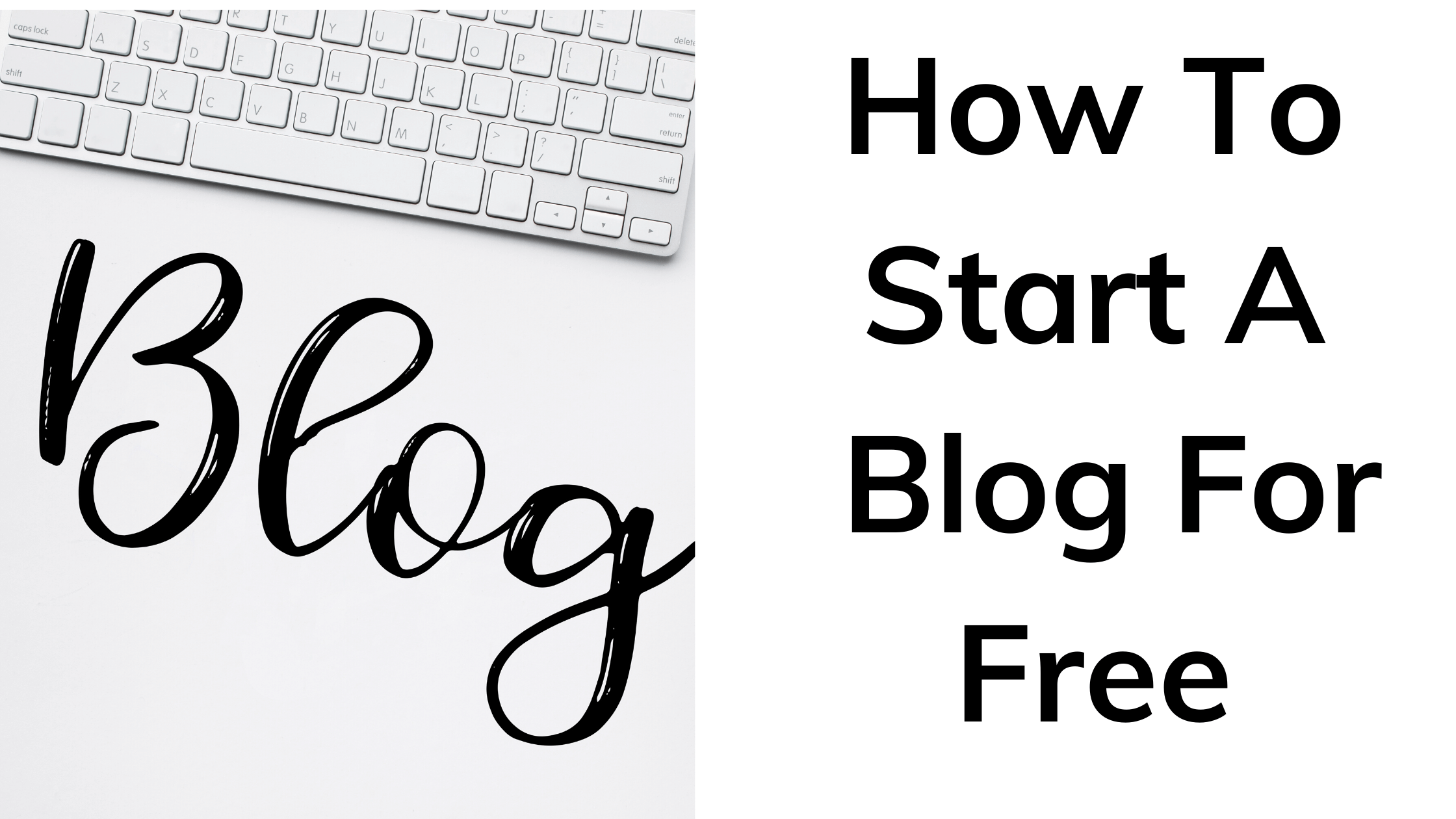 How to start a blog for free