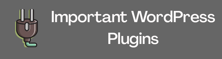 important wordpress plugins